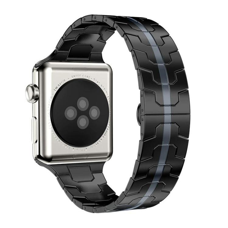 xDfind Butterfly Buckle Stainless Steel Watch Band, For Apple Watch 42 / 44 / 45 / 46 / 49mm