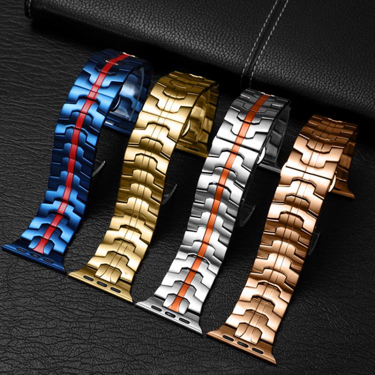 xDfind Butterfly Buckle Stainless Steel Watch Band, For Apple Watch 42 / 44 / 45 / 46 / 49mm