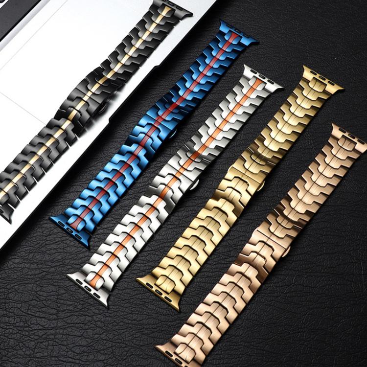 xDfind Butterfly Buckle Stainless Steel Watch Band, For Apple Watch 42 / 44 / 45 / 46 / 49mm