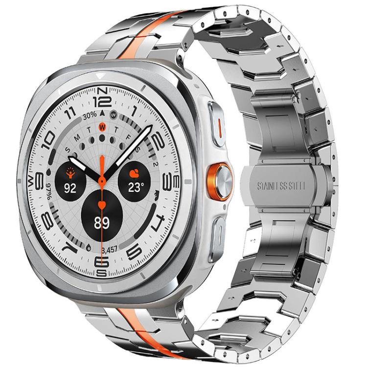 xDfind Butterfly Buckle Stainless Steel Watch Band, For Samsung Galaxy Watch Ultra / Ultra 2025