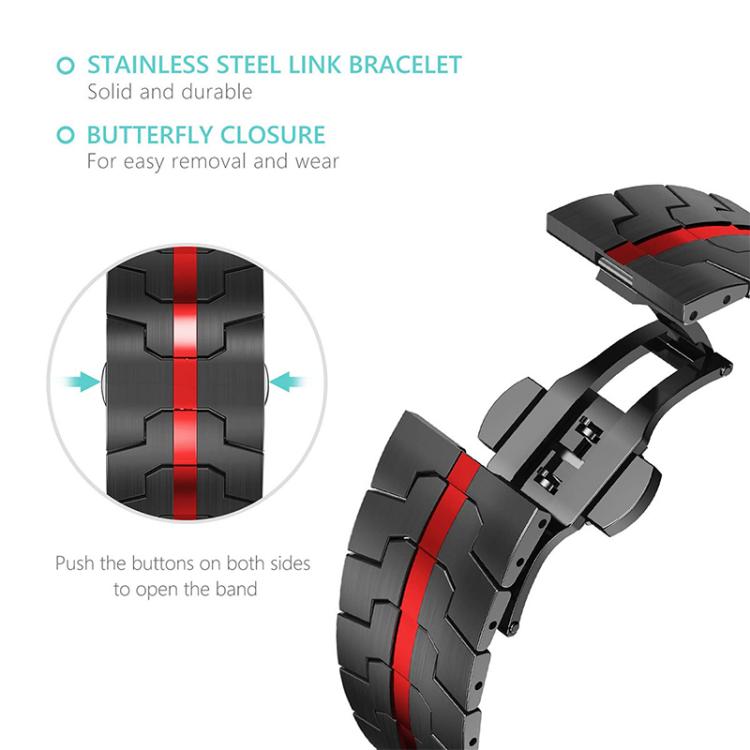 xDfind Butterfly Buckle Stainless Steel Watch Band, For Samsung Galaxy Watch Ultra / Ultra 2025