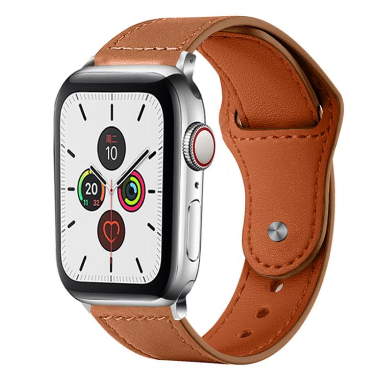 xDfind Rivet Buckle Genuine Leather Watch Band, For Apple Watch 42 / 44 / 45 / 46 / 49mm