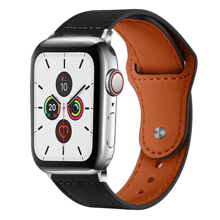 xDfind Rivet Buckle Genuine Leather Watch Band, For Apple Watch 38 / 40 / 41 / S10 42mm