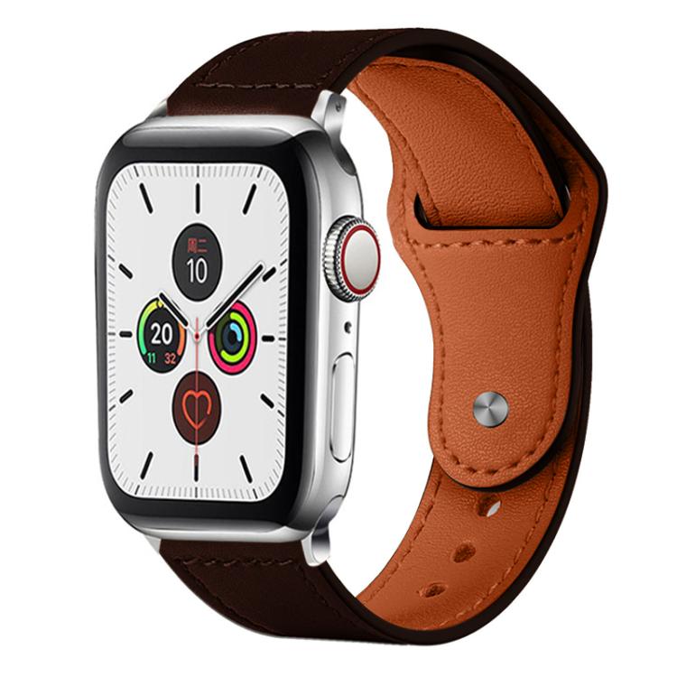 xDfind Rivet Buckle Genuine Leather Watch Band, For Apple Watch 38 / 40 / 41 / S10 42mm