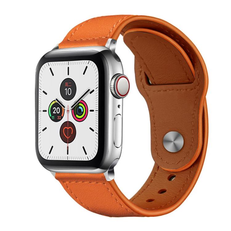 xDfind Rivet Buckle Genuine Leather Watch Band, For Apple Watch 38 / 40 / 41 / S10 42mm