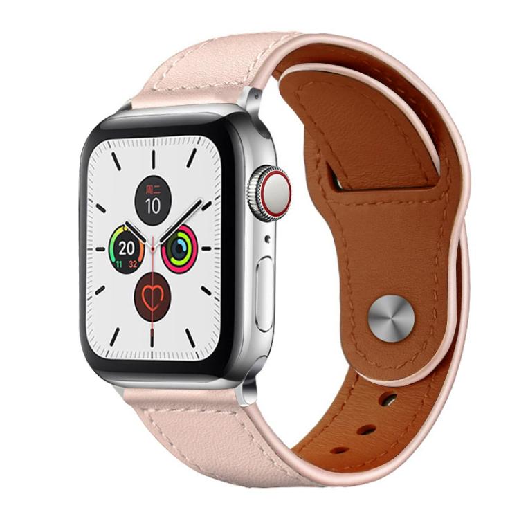xDfind Rivet Buckle Genuine Leather Watch Band, For Apple Watch 38 / 40 / 41 / S10 42mm