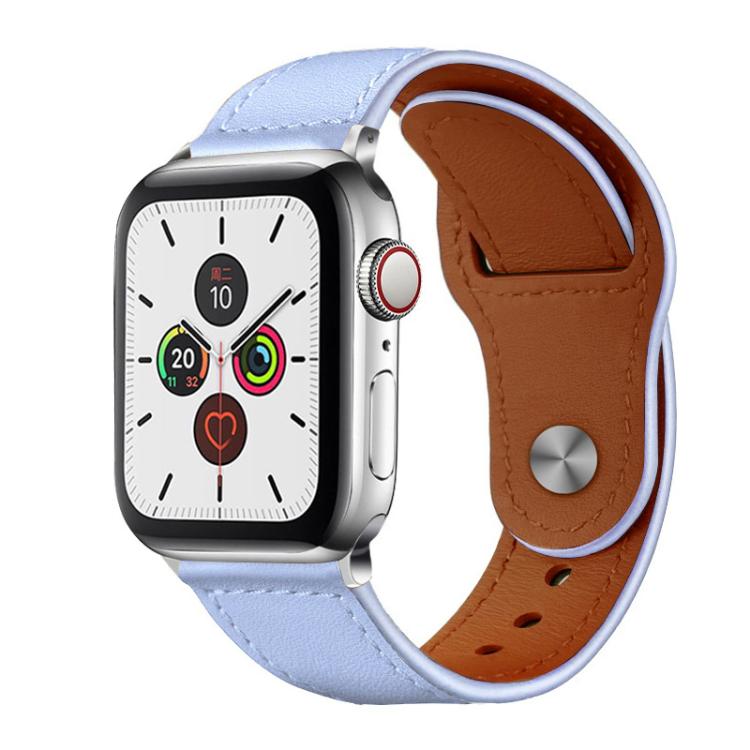 xDfind Rivet Buckle Genuine Leather Watch Band, For Apple Watch 38 / 40 / 41 / S10 42mm