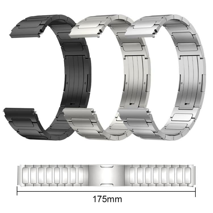 xDfind I-Shaped Buckle Stainless Steel Watch Band, 22mm