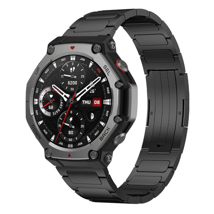 xDfind I-Shaped Buckle Stainless Steel Watch Band, For Amazfit T-Rex 3