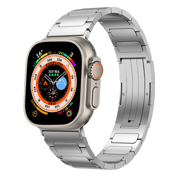 xDfind I-Shaped Buckle Stainless Steel Watch Band, For Apple Watch 42 / 44 / 45 / 46 / 49mm