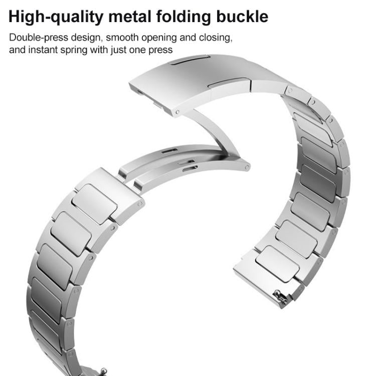 xDfind I-Shaped Buckle Stainless Steel Watch Band
