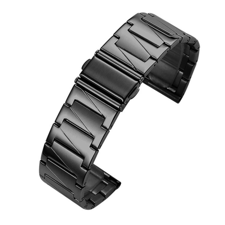xDfind Stepped Stainless Steel Watch Band, 22mm