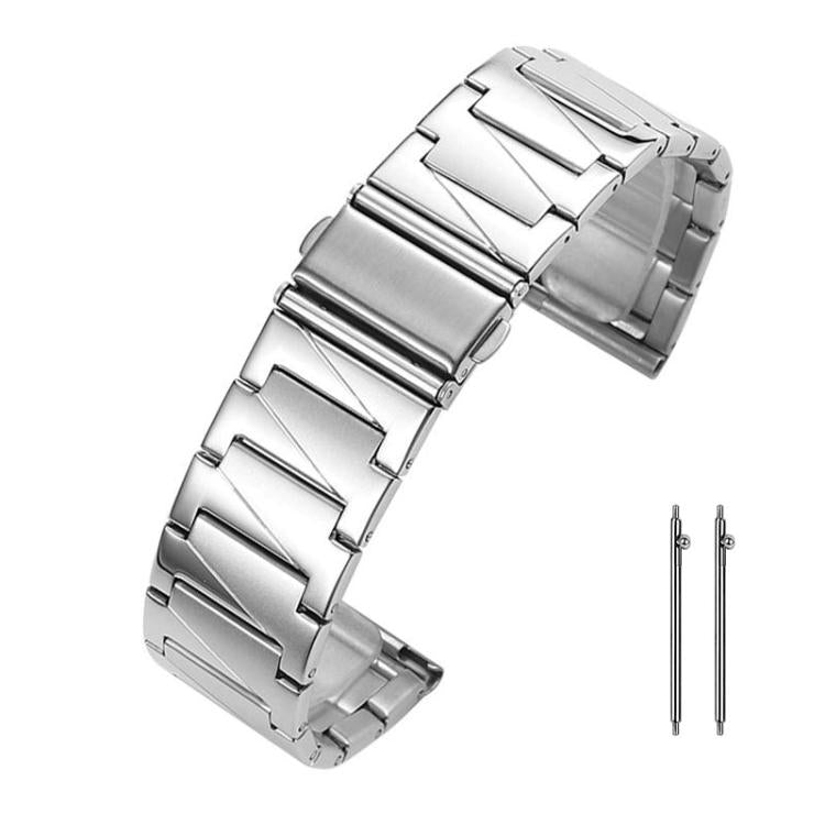 xDfind Stepped Stainless Steel Watch Band