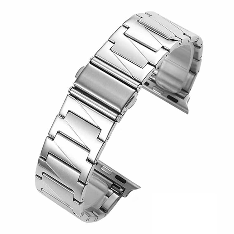 xDfind Stepped Stainless Steel Watch Band, For Apple Watch 42 / 44 / 45 / 46 / 49mm
