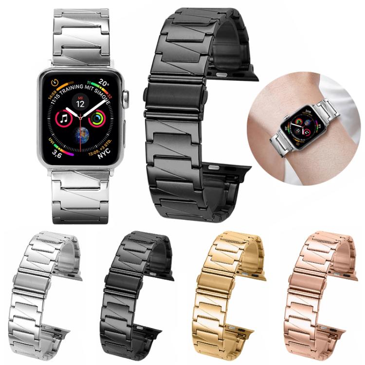 xDfind Stepped Stainless Steel Watch Band, For Apple Watch 38 / 40 / 41 / S10 42mm
