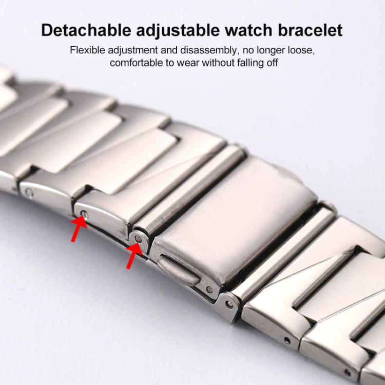 xDfind Stepped Stainless Steel Watch Band