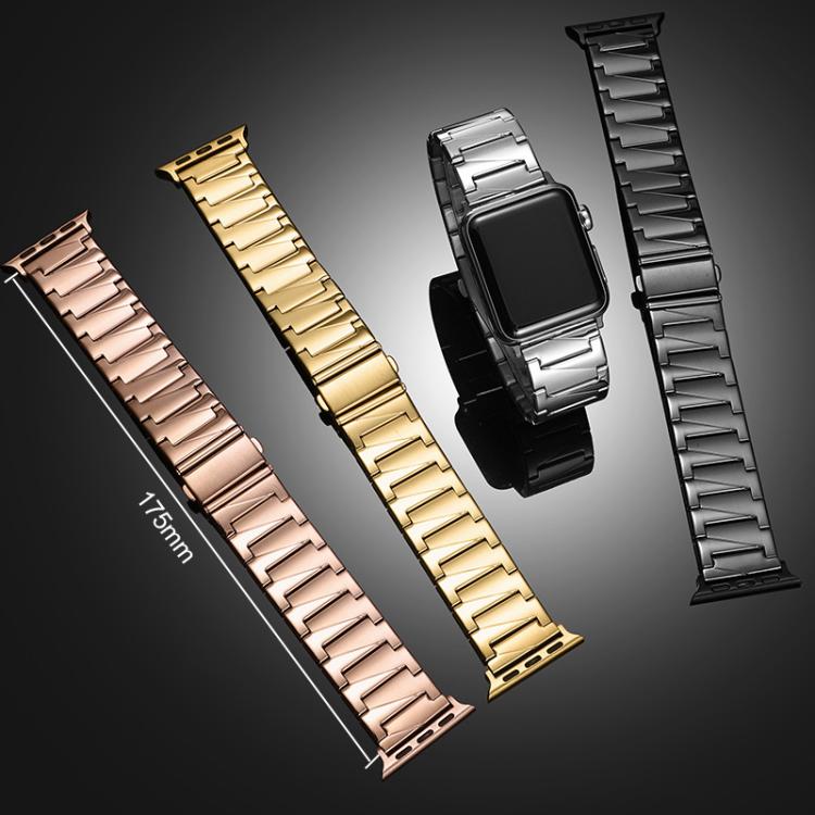 xDfind Stepped Stainless Steel Watch Band, For Apple Watch 42 / 44 / 45 / 46 / 49mm