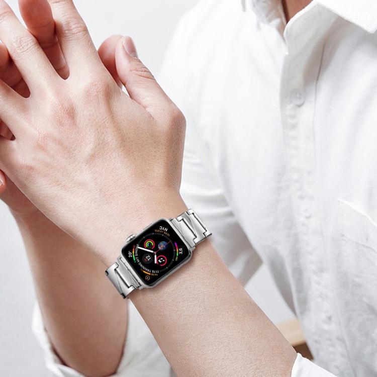 xDfind Stepped Stainless Steel Watch Band, For Apple Watch 38 / 40 / 41 / S10 42mm