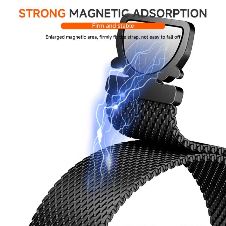 xDfind Milanese Parachute Buckle Stainless Steel Watch Band