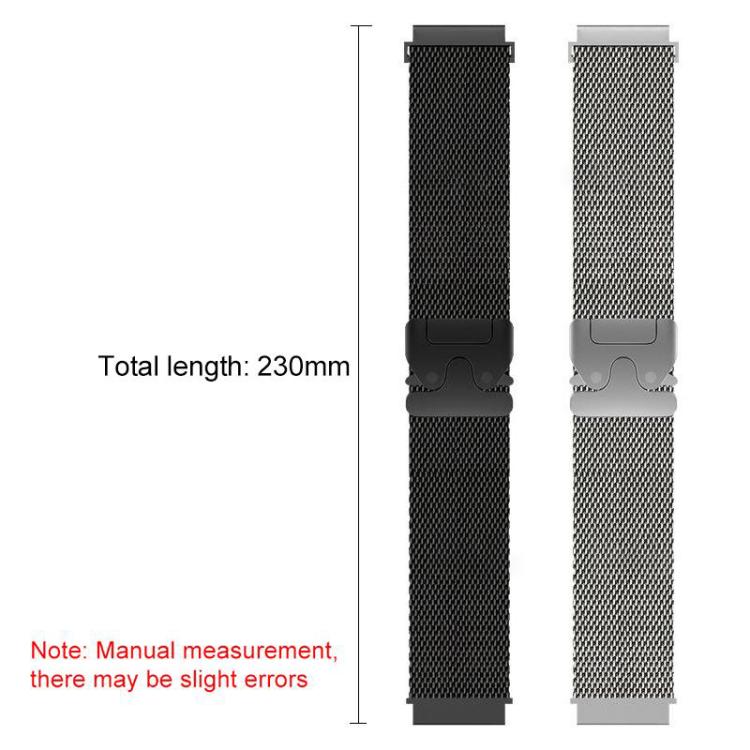 xDfind Milanese Parachute Buckle Stainless Steel Watch Band, For Garmin Fenix 8/7X/6X/5X 26mm