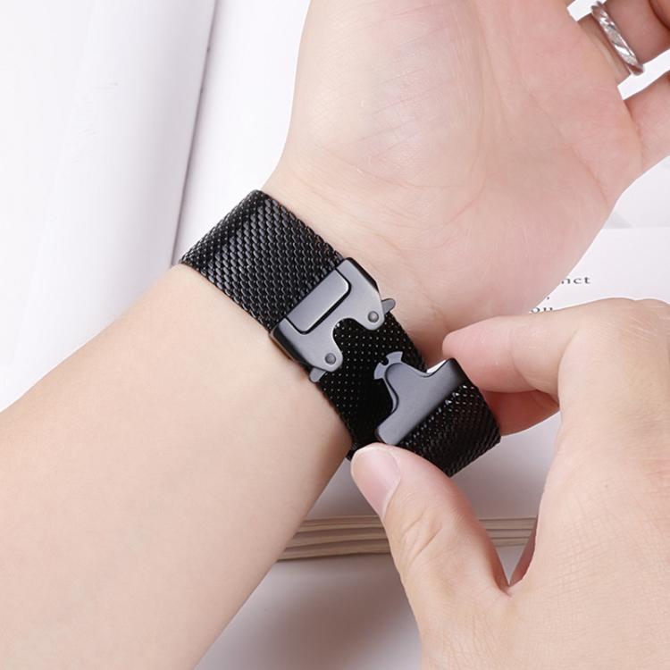 xDfind Milanese Parachute Buckle Stainless Steel Watch Band, For Garmin Fenix 8/7X/6X/5X 26mm