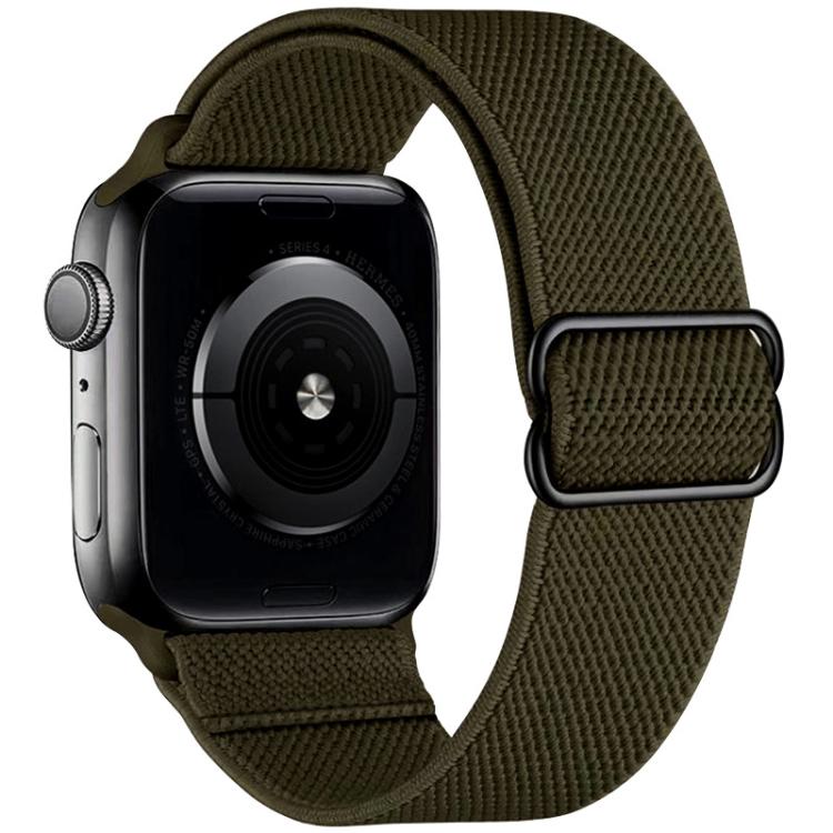 xDfind Adjustable Slide Buckle Elastic Nylon Watch Band, For Apple Watch 38 / 40 / 41 / S10 42mm