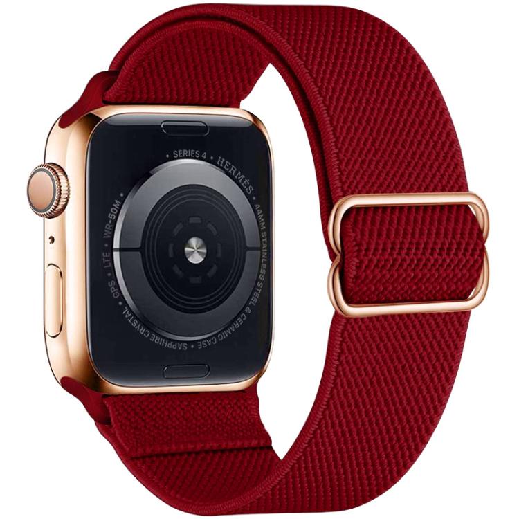 xDfind Adjustable Slide Buckle Elastic Nylon Watch Band, For Apple Watch 38 / 40 / 41 / S10 42mm