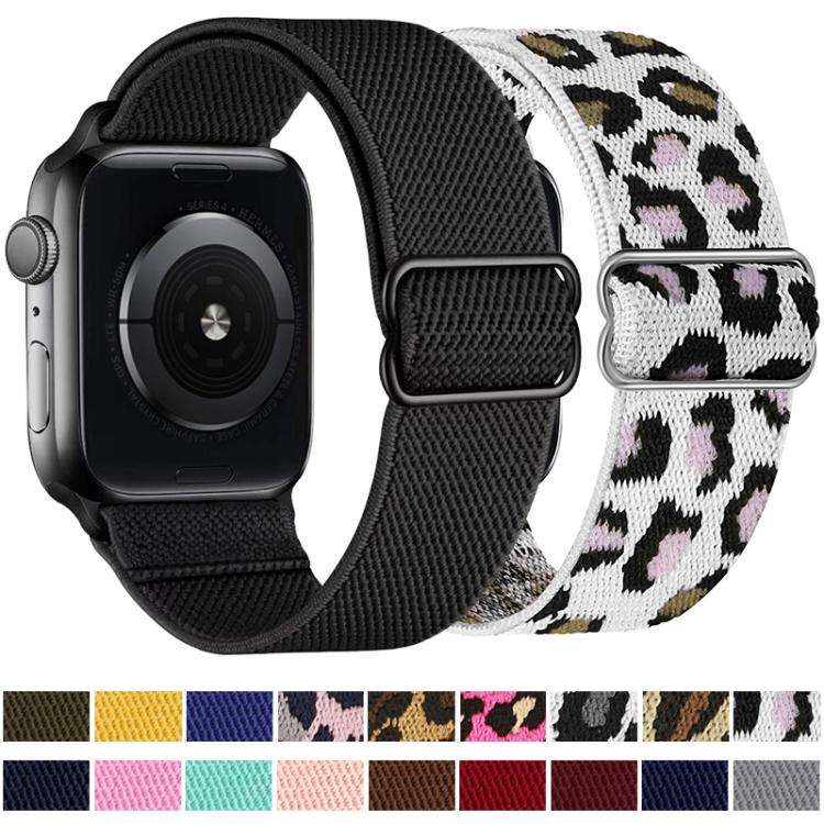 xDfind Adjustable Slide Buckle Elastic Nylon Watch Band, For Apple Watch 38 / 40 / 41 / S10 42mm