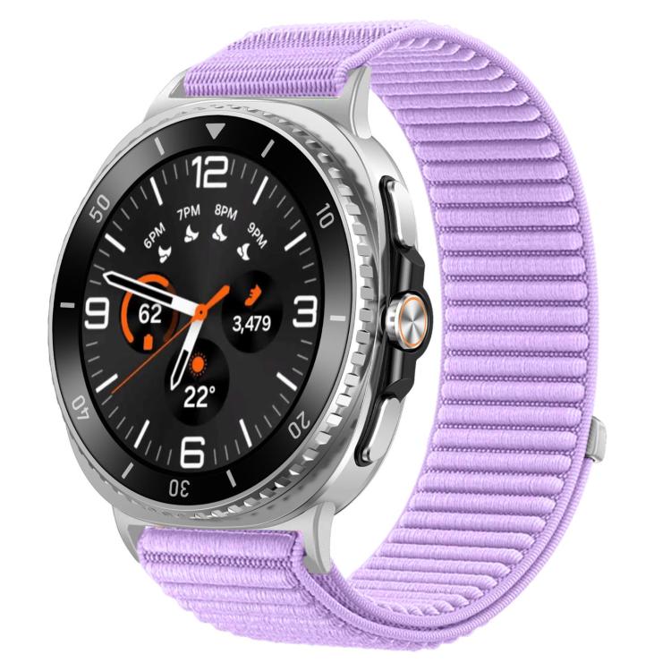 xDfind Woven Nylon Hook And Loop Fastener Watch Band, For Samsung Galaxy Watch8 / 8 Classic