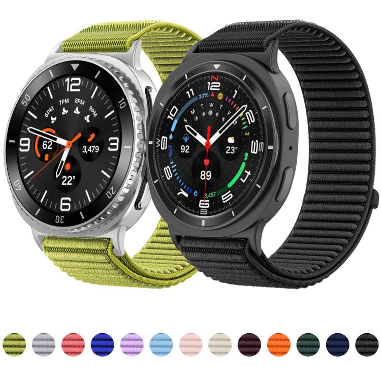 xDfind Woven Nylon Hook And Loop Fastener Watch Band, For Samsung Galaxy Watch8 / 8 Classic