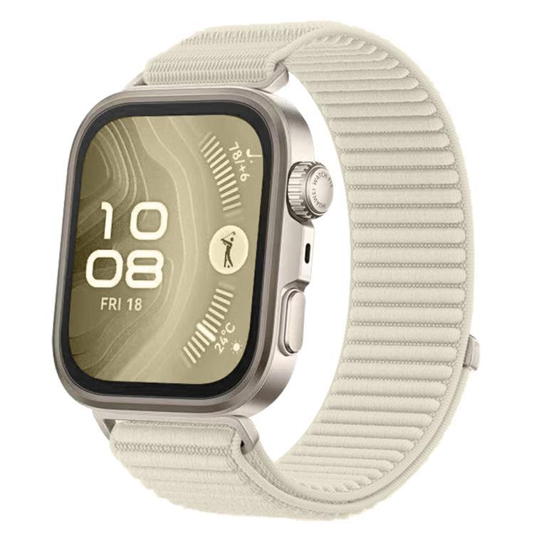 xDfind Woven Nylon Hook And Loop Fastener Watch Band, For Huawei Watch Fit4 / Fit4 Pro / Fit3