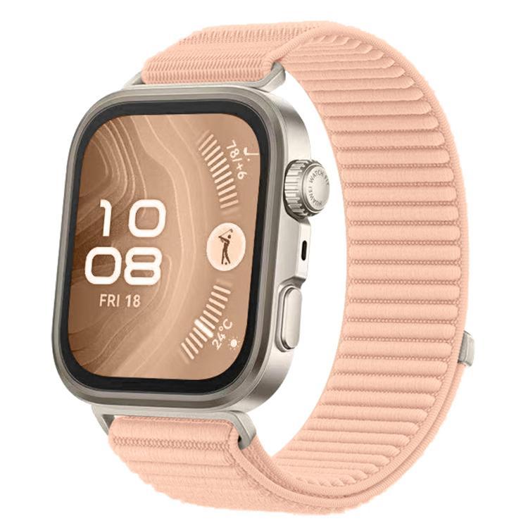 xDfind Woven Nylon Hook And Loop Fastener Watch Band, For Huawei Watch Fit4 / Fit4 Pro / Fit3