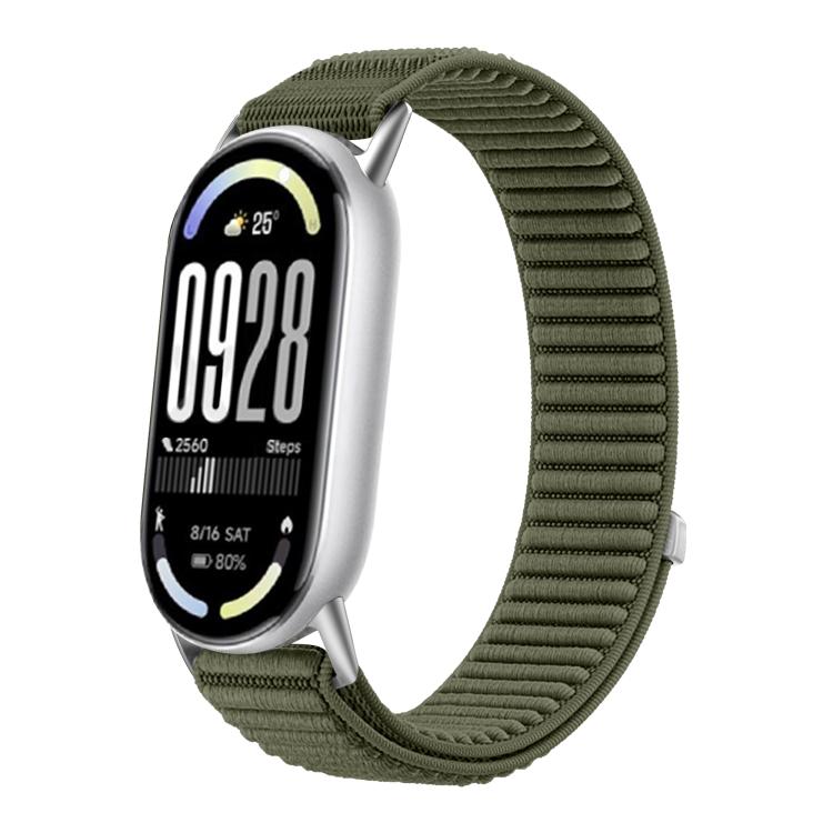 xDfind Woven Nylon Hook And Loop Fastener Watch Band, For Xiaomi Smart Band 10 / 9 / 8