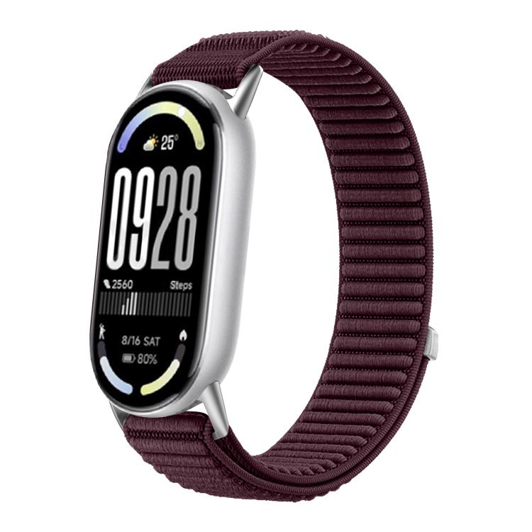 xDfind Woven Nylon Hook And Loop Fastener Watch Band, For Xiaomi Smart Band 10 / 9 / 8