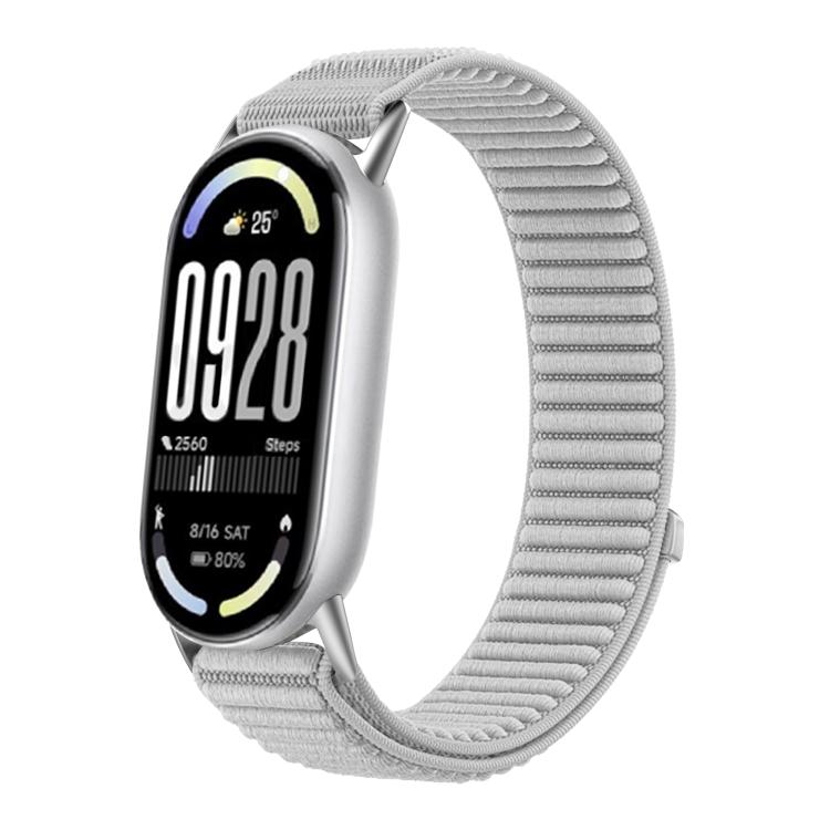 xDfind Woven Nylon Hook And Loop Fastener Watch Band, For Xiaomi Smart Band 10 / 9 / 8