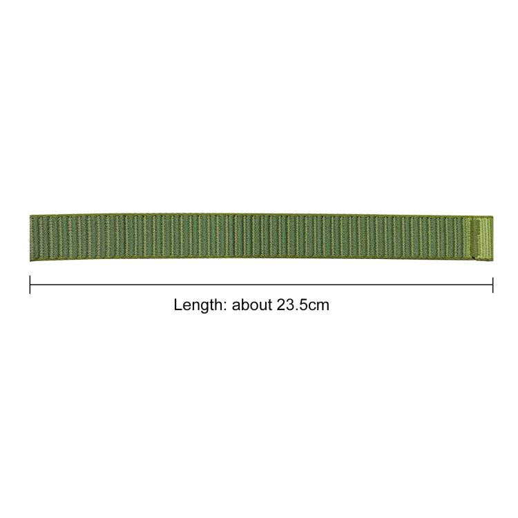 xDfind Woven Nylon Hook And Loop Fastener Watch Band