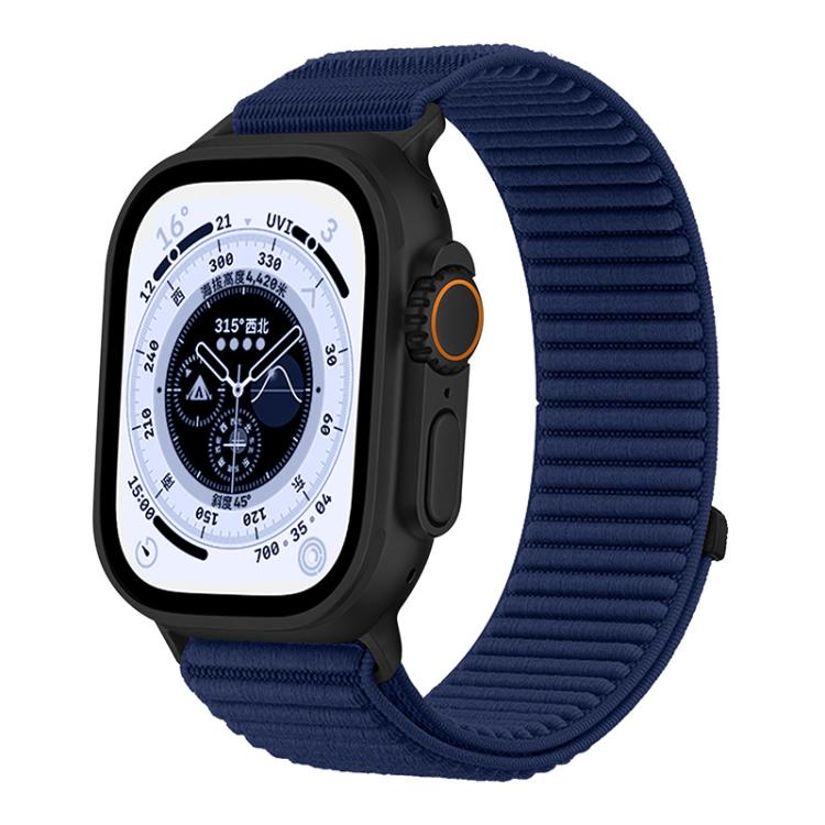 xDfind Woven Nylon Hook And Loop Fastener Watch Band, For Apple Watch 42 / 44 / 45 / 46 / 49mm
