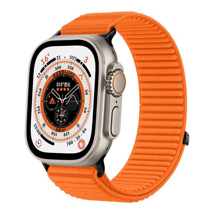 xDfind Woven Nylon Hook And Loop Fastener Watch Band, For Apple Watch 42 / 44 / 45 / 46 / 49mm