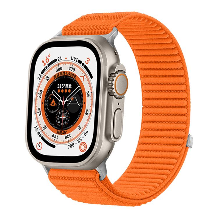 xDfind Woven Nylon Hook And Loop Fastener Watch Band, For Apple Watch 42 / 44 / 45 / 46 / 49mm