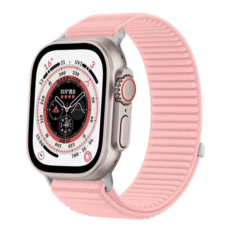 xDfind Woven Nylon Hook And Loop Fastener Watch Band, For Apple Watch 42 / 44 / 45 / 46 / 49mm