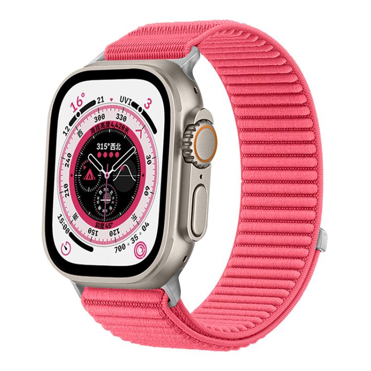 xDfind Woven Nylon Hook And Loop Fastener Watch Band, For Apple Watch 42 / 44 / 45 / 46 / 49mm