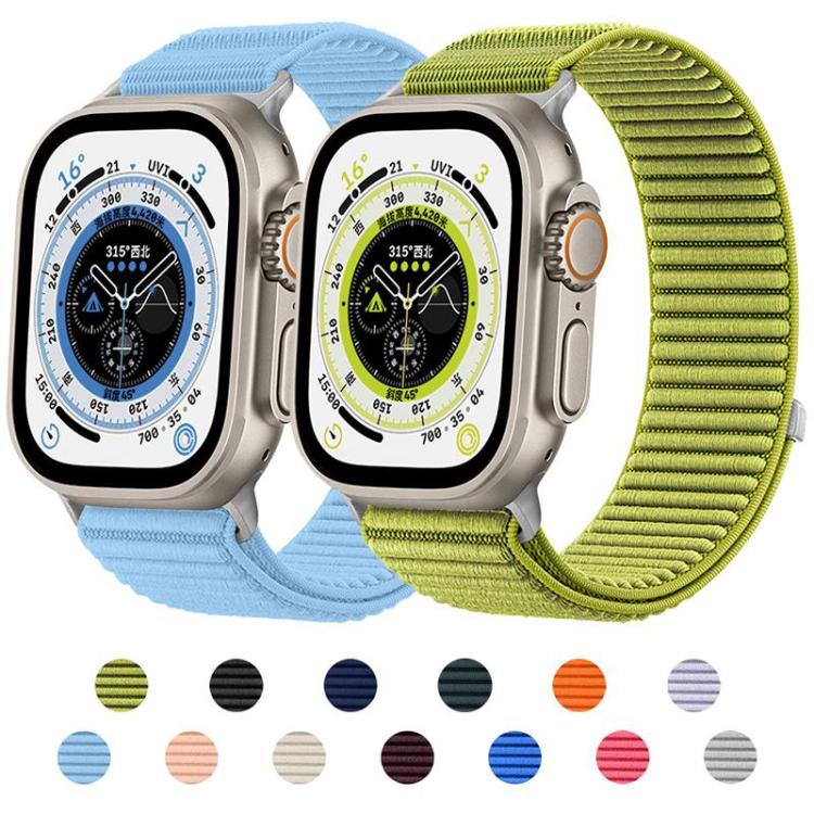 xDfind Woven Nylon Hook And Loop Fastener Watch Band, For Apple Watch 38 / 40 / 41 / S10 42mm