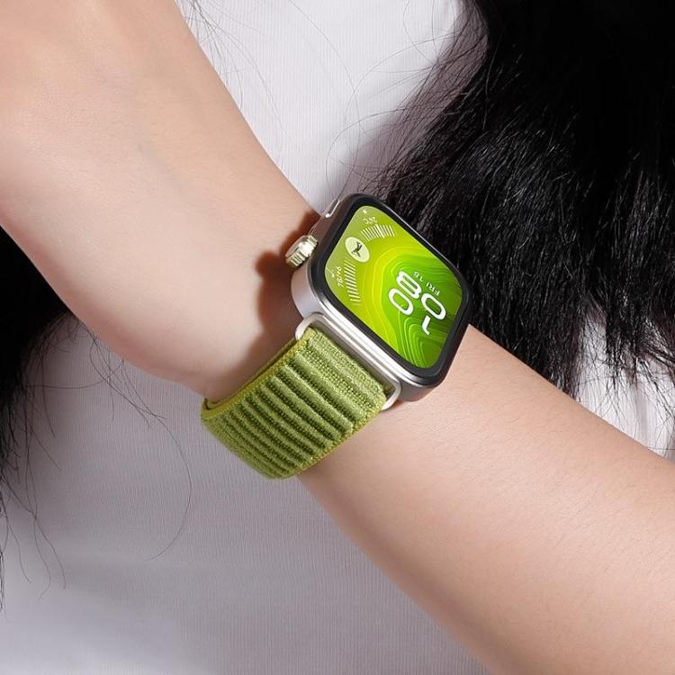 xDfind Woven Nylon Hook And Loop Fastener Watch Band, For Apple Watch 42 / 44 / 45 / 46 / 49mm