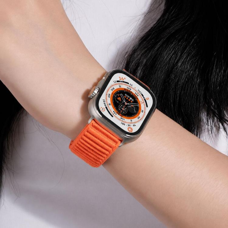 xDfind Woven Nylon Hook And Loop Fastener Watch Band, For Apple Watch 38 / 40 / 41 / S10 42mm
