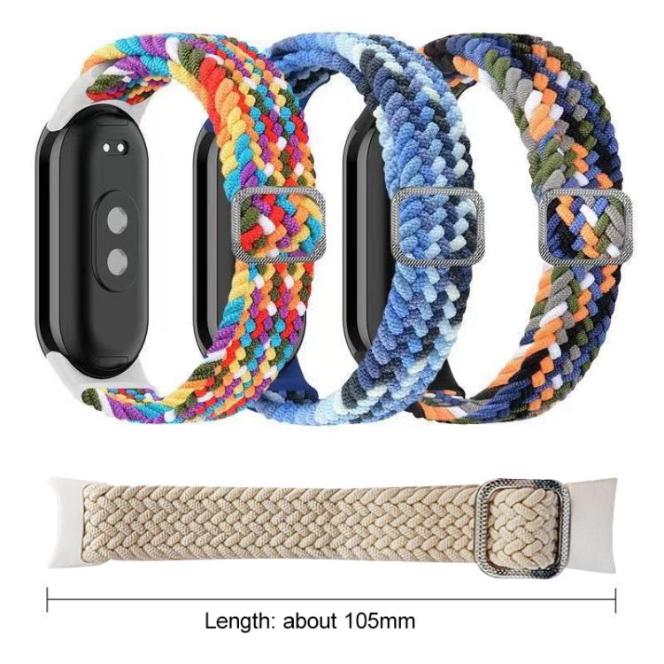 xDfind Adjustable Elastic Nylon Braided Watch Band