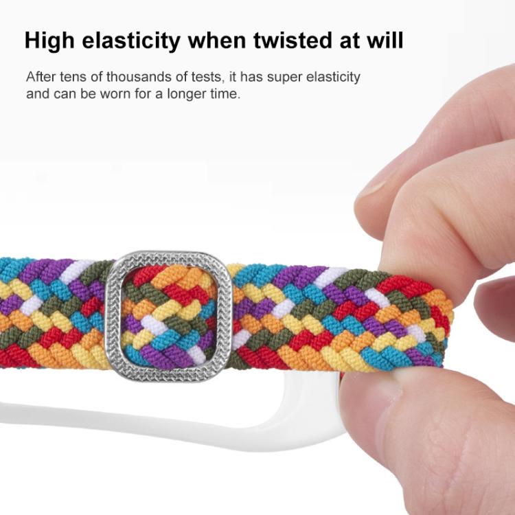 xDfind Adjustable Elastic Nylon Braided Watch Band