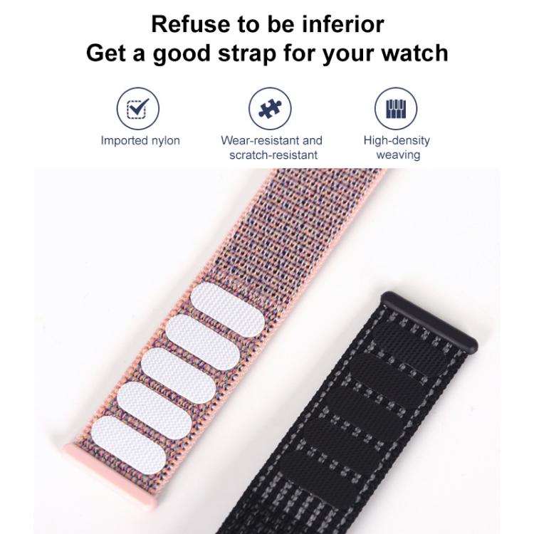 xDfind Nylon Hook and Loop Fastener Watch Band