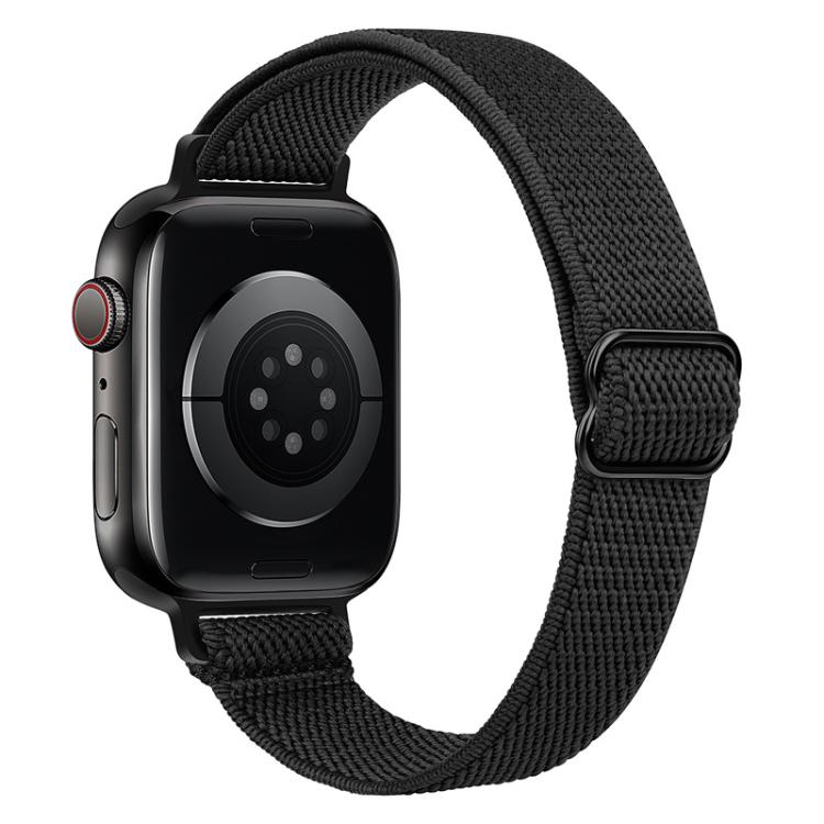 xDfind Ladder Buckle Small Waist Elastic Nylon Watch Band, For Apple Watch 42 / 44 / 45 / 46 / 49mm