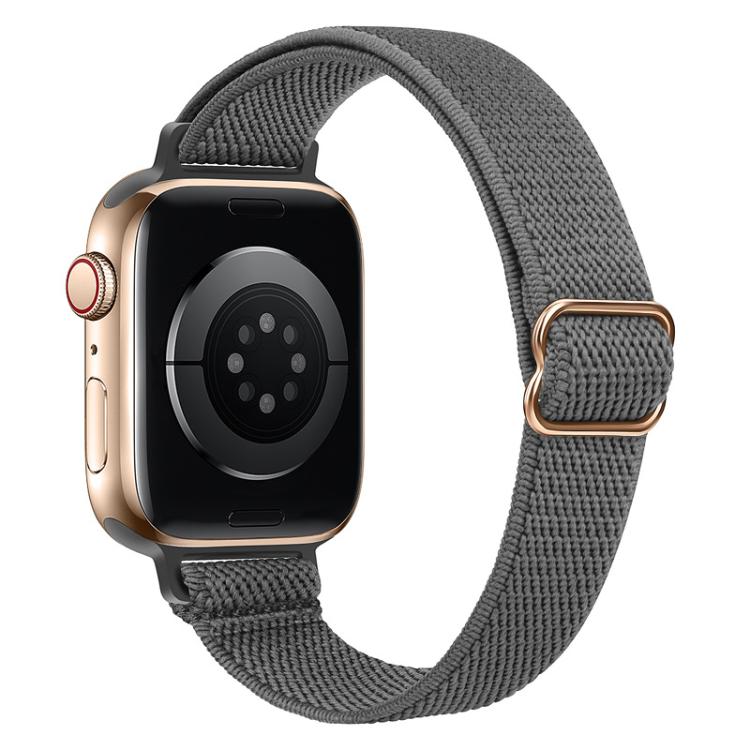 xDfind Ladder Buckle Small Waist Elastic Nylon Watch Band, For Apple Watch 42 / 44 / 45 / 46 / 49mm