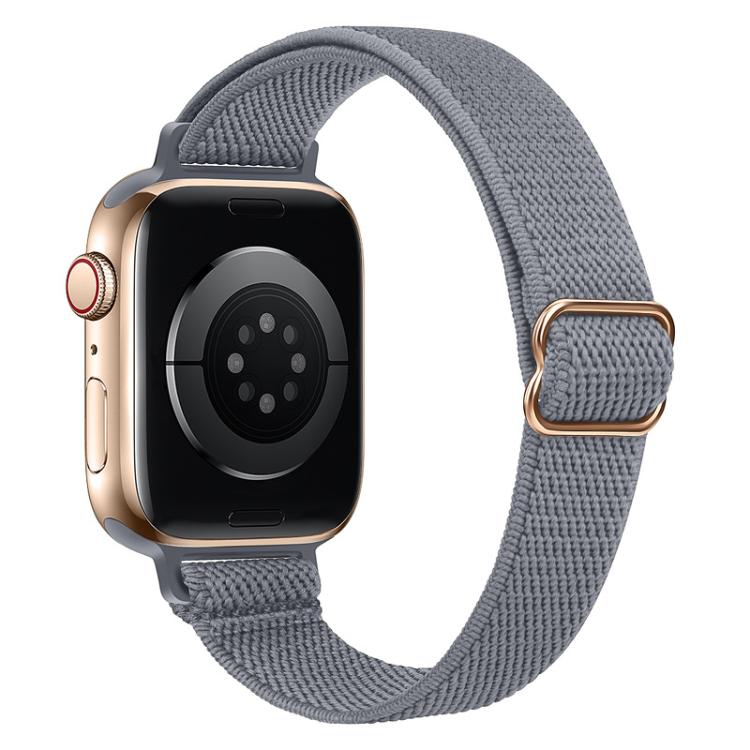 xDfind Ladder Buckle Small Waist Elastic Nylon Watch Band, For Apple Watch 42 / 44 / 45 / 46 / 49mm